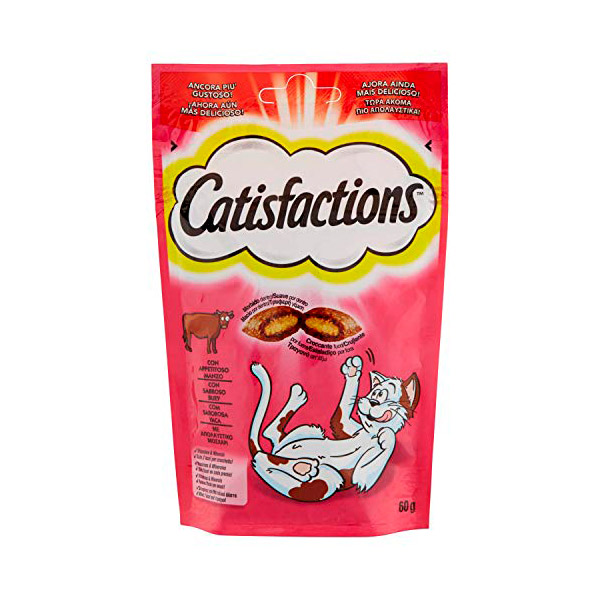 Mascotienda snack catisfactions buey para gatos